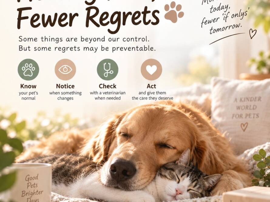Health Pets Fewer Regrets